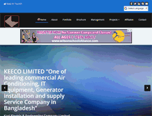 Tablet Screenshot of keecolimited.com